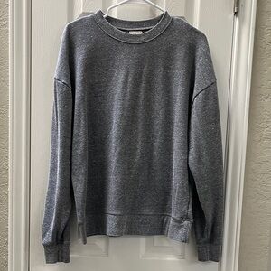 Hey Gang adult The Boxy Sweatshirt P.E. Grey oversized Crewneck - 2 (medium)